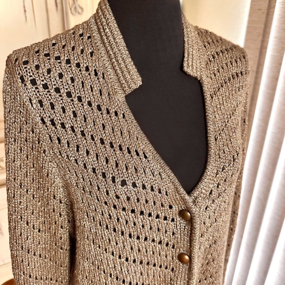 SUNDANCE Open Weave Sweater - Picture 1 of 8